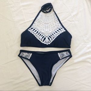 Navy blue bikini
